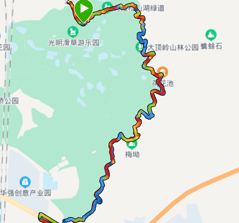 大顶岭绿道(仅限工作日)