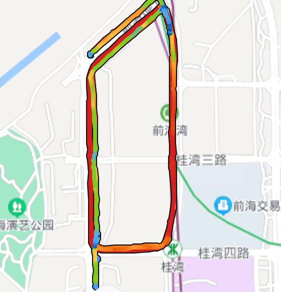 刷圈训练路线-前海
