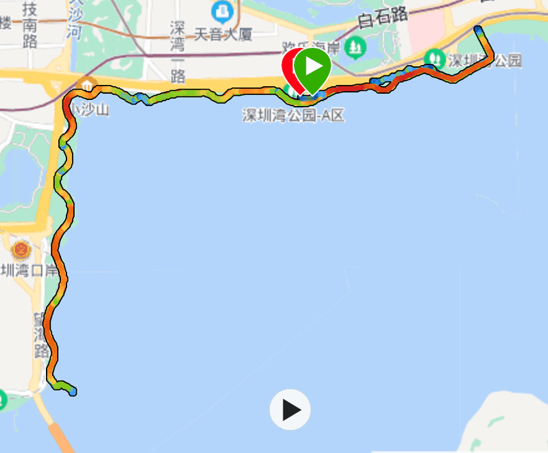 深圳湾(节假日9:00-18:30禁止骑行)